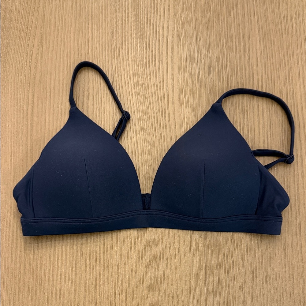 Lululemon Waterside Classic Navy Women's Swim Top Size 4
